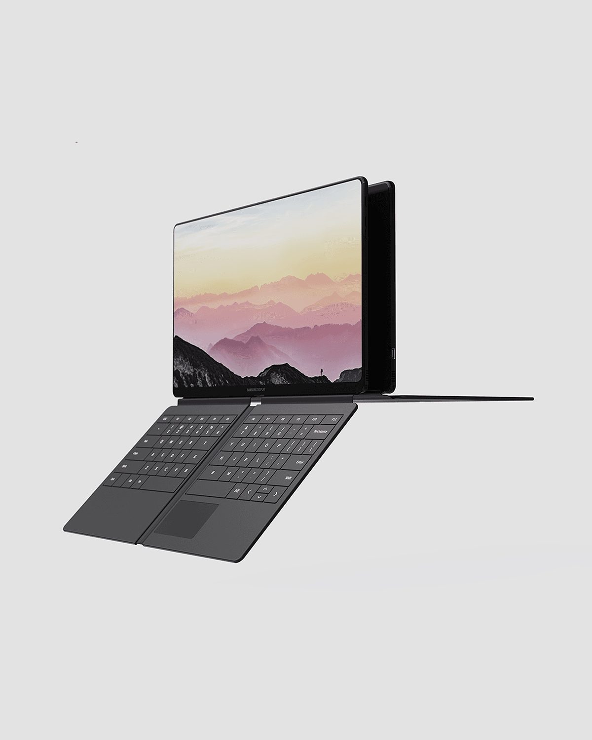 FOLDABLE LAPTOP 折叠屏笔记本电脑 工业设计