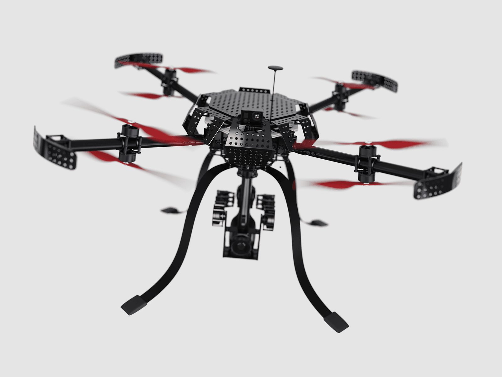 HCD DRONE 顶部视图